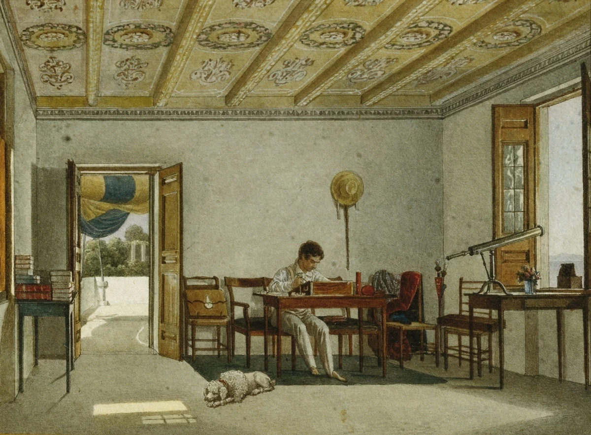 Conte V.A. Perovsky a Sorrento - Museo Accademia Russa delle Scienze, San Pietroburgo